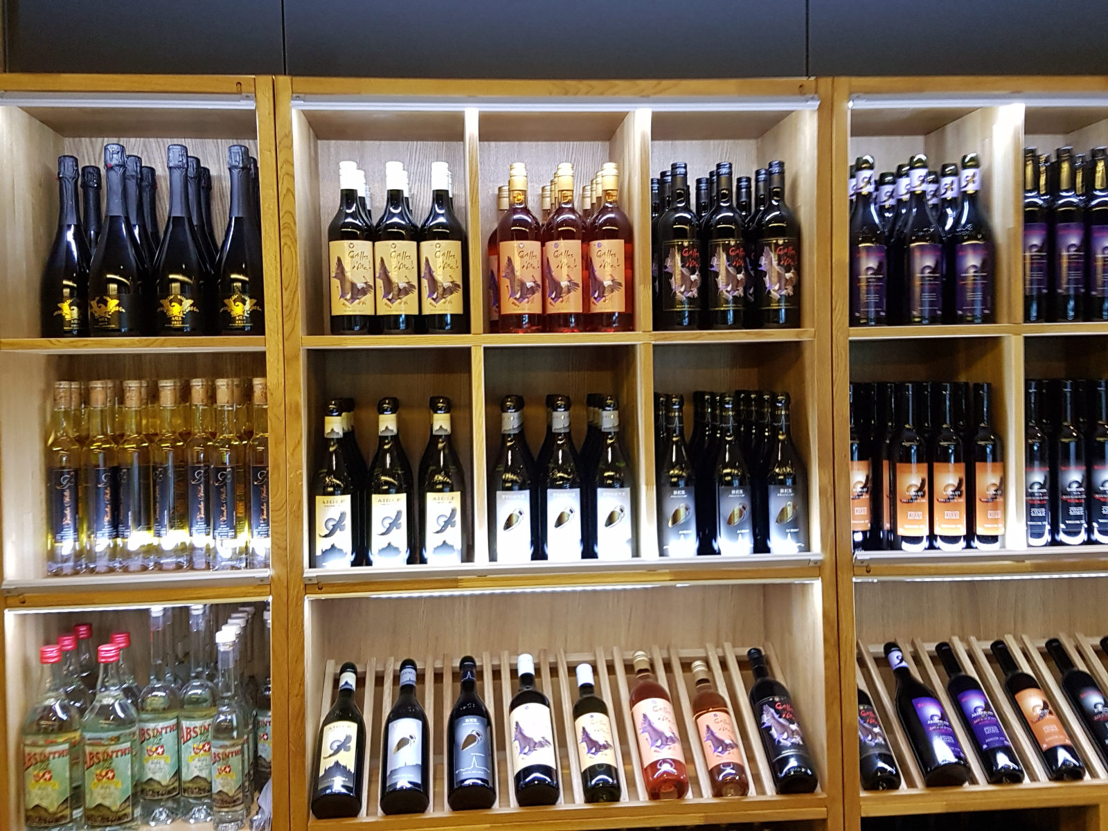 Les bouteilles du domaine