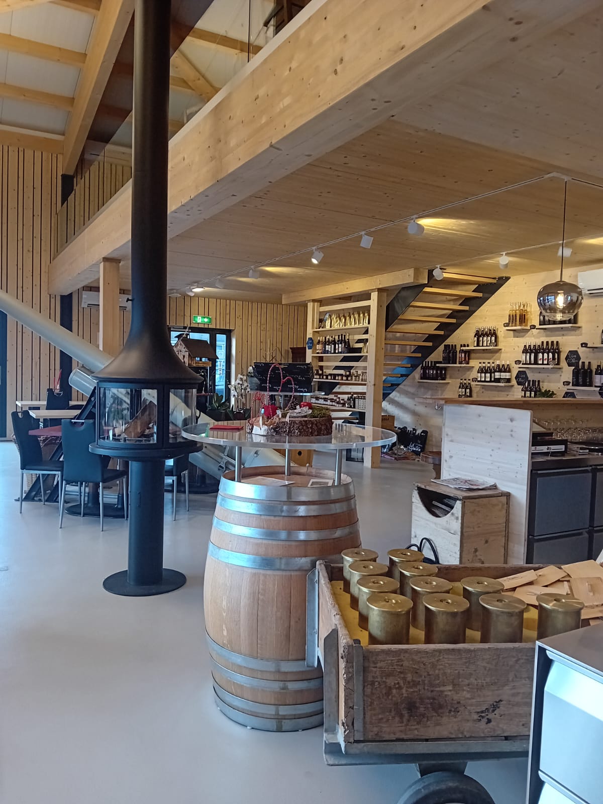 La mezzanine et l'étage du Canon